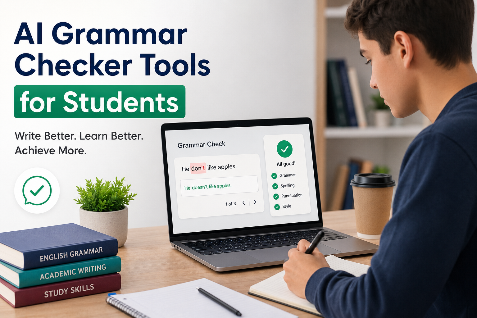 AI grammar checker tools for students