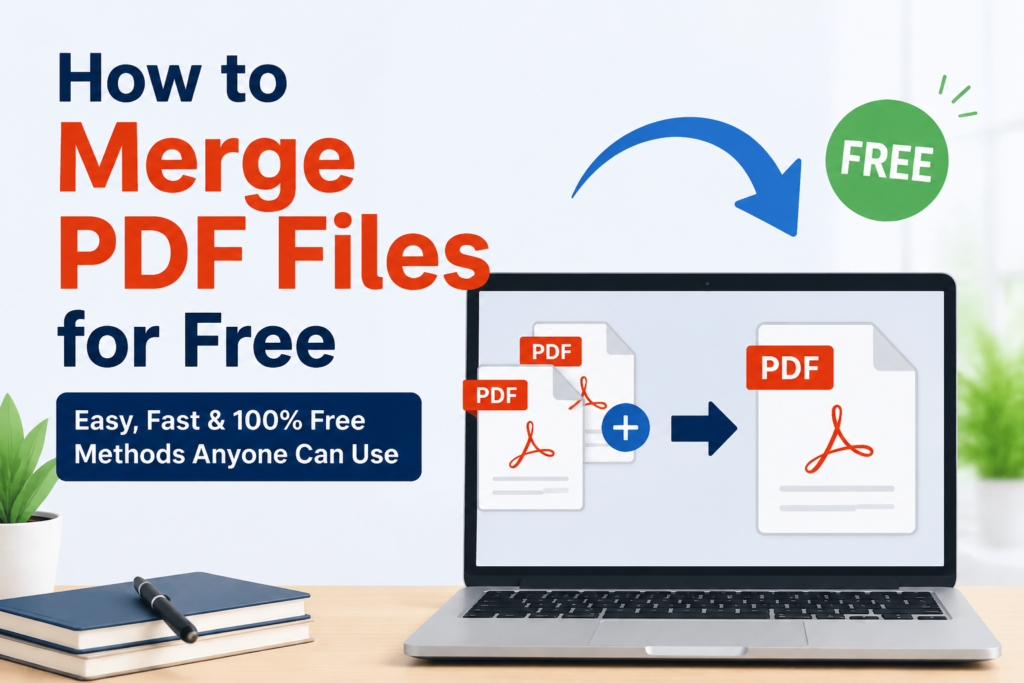 How to merge PDF files for free