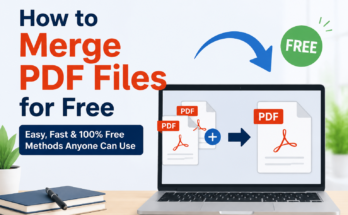 How to merge PDF files for free