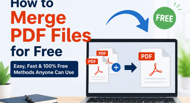 How to merge PDF files for free