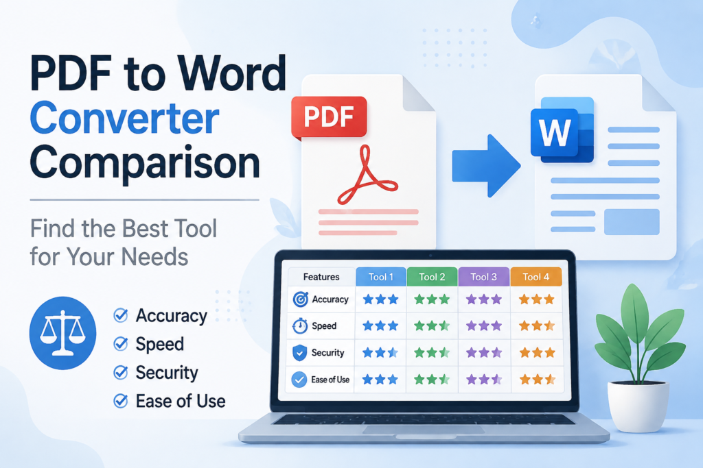 PDF to Word converter comparison