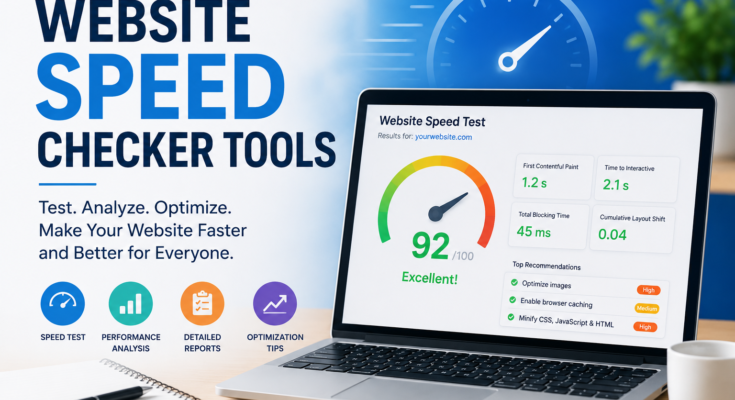 Website speed checker tools