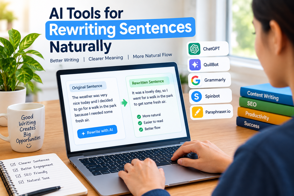 AI Tools for Rewriting Sentences Naturally