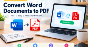 Best Tools to Convert Word Documents to PDF
