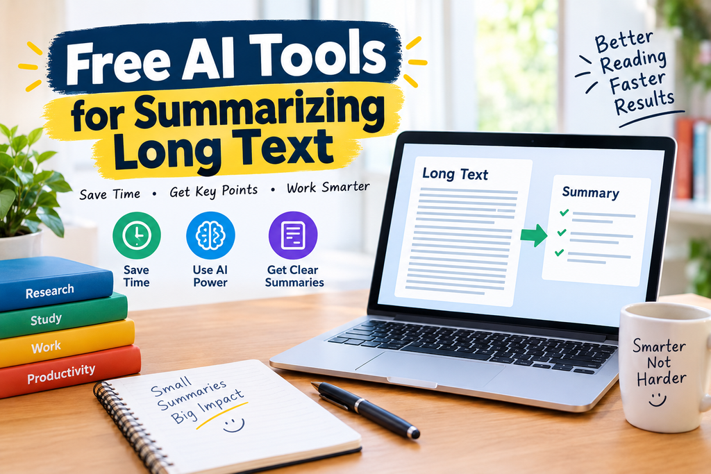 Free AI Tools for Summarizing Long Text