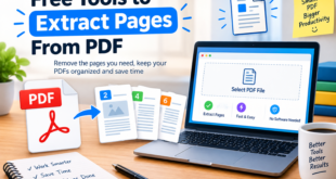 Free Tools to Extract Pages From PDF