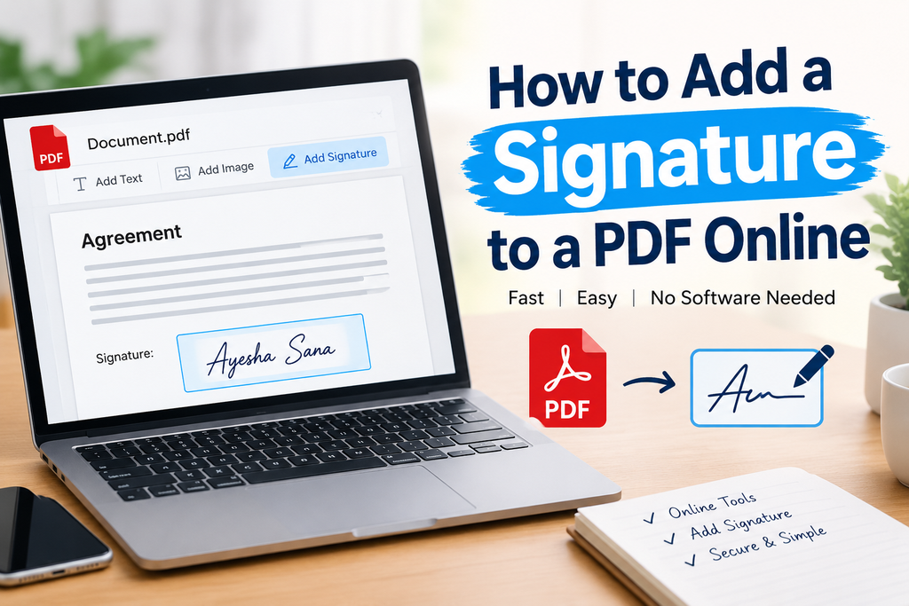 How to Add a Signature to a PDF Online