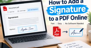 How to Add a Signature to a PDF Online
