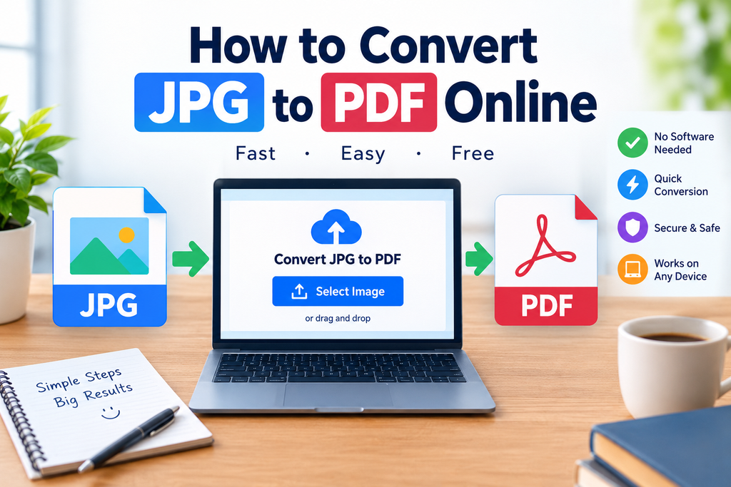 How to Convert JPG to PDF Online