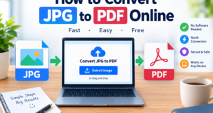 How to Convert JPG to PDF Online