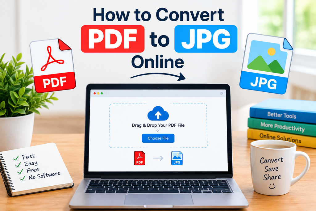 How to Convert PDF to JPG Online